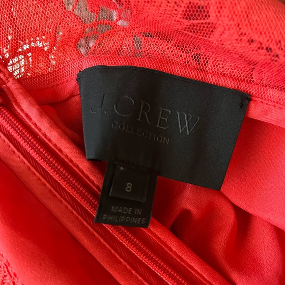 J Crew Red Lace Dress - Picture 5 of 5